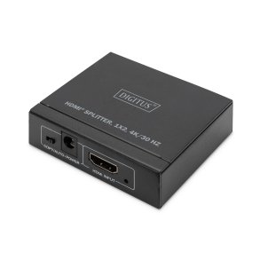 Digitus 4K HDMI Splitter, 1x2 4K/30Hz, black