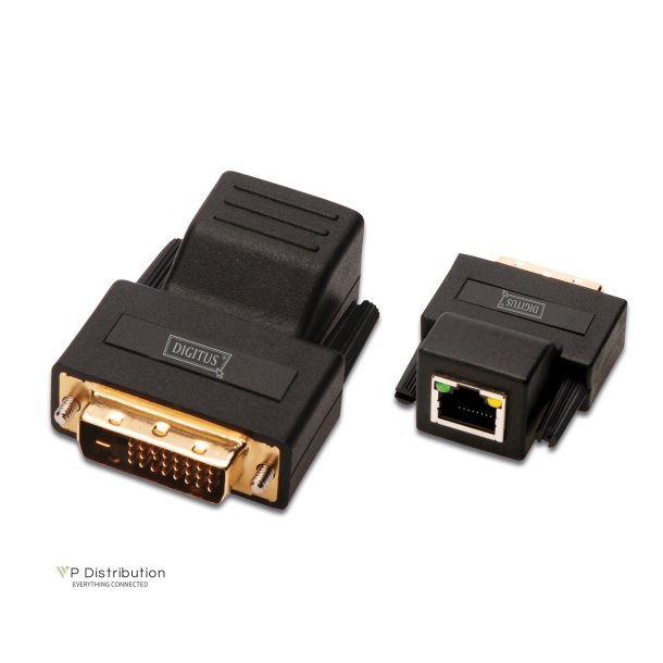 Digitus DVI Video Extender over CAT5 up to 70m (CAT5, UTP), max. res. 1920X1200@60Hz
