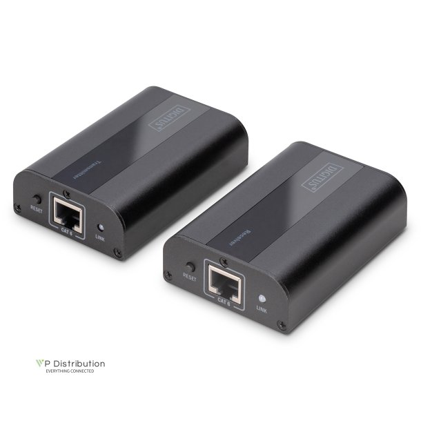 Digitus 4K HDMI 2.0 Extender Set, UHD 4K/60 Hz 70 m via CAT6 or higher