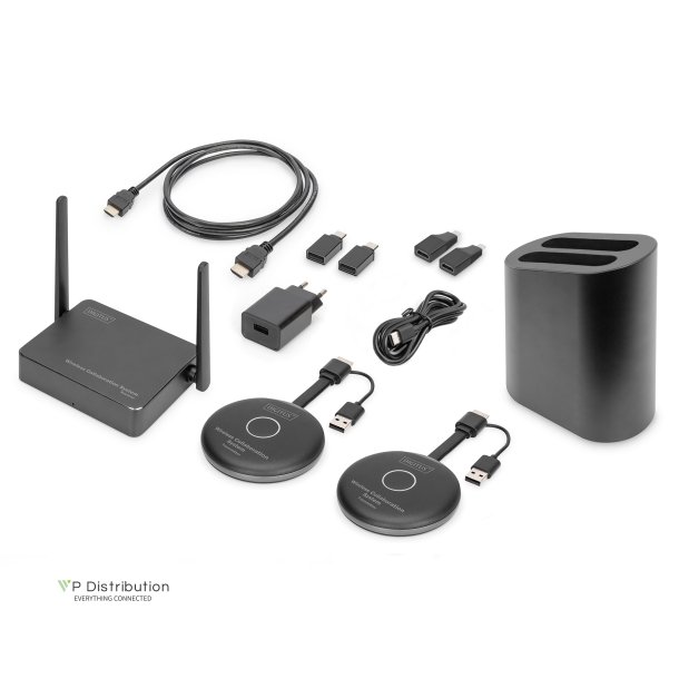 Digitus Click &amp; Present Pro - BYOD Collaboration System HDMI, 2x TX, 1x RX