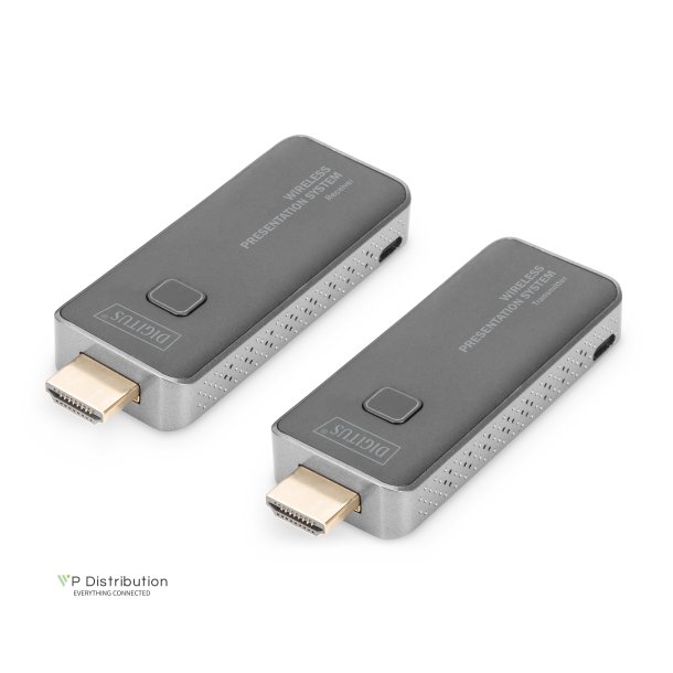 Digitus Wireless BYOD Presentation System, 50 m 16 to 1, Full HD