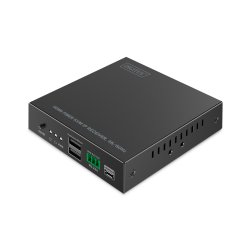 HDMI Fiber Receiver for DS-55348 4K/60Hz, 40 km/300 m, IP 1G, Black