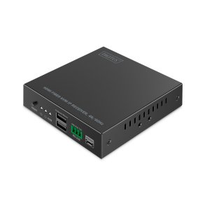 HDMI Fiber Receiver for DS-55348 4K/60Hz, 40 km/300 m, IP 1G, Black