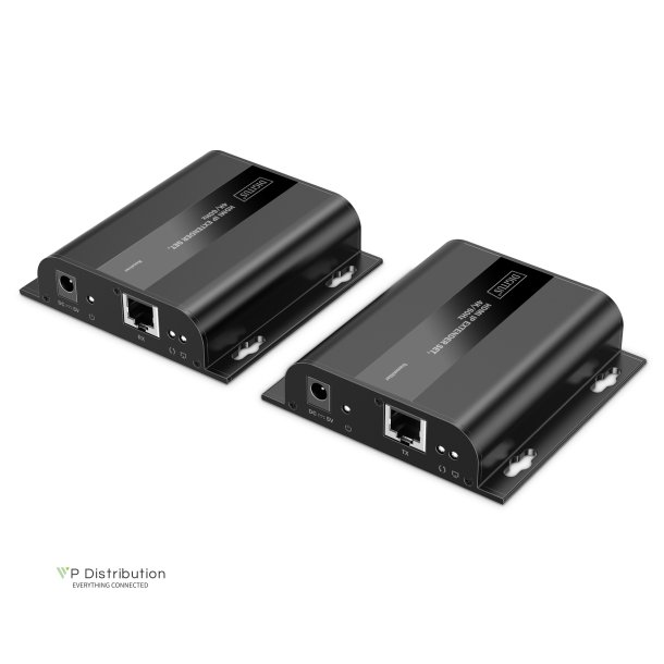 HDMI IP Extender Set, 4K/60Hz 120/200 m, One-to-Many, CAT, Black