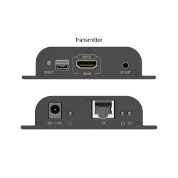 HDMI IP Extender Set, 4K/60Hz 120/200 m, One-to-Many, CAT, Black