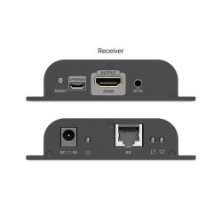 HDMI IP Extender Set, 4K/60Hz 120/200 m, One-to-Many, CAT, Black