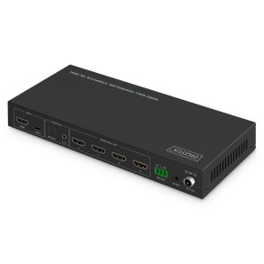 HDMI Video Wall Controller, 4 Displays 4K/30Hz, HDMI, USB-C, Black