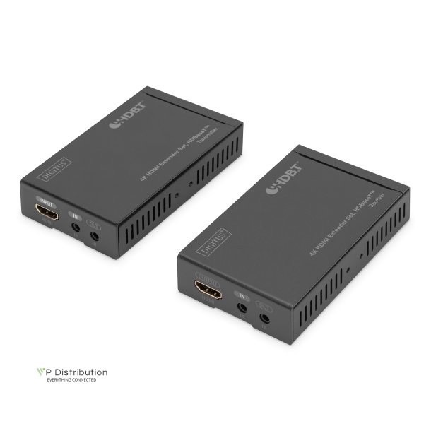 Digitus 4K HDMI Extender Set, HDBaseT, UHD 4K*2K@30Hz 70m over network cable (Cat 5E, 6, 7)