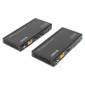 Digitus HDBaseT HDMI Extender Set, 150 m 4K/60Hz, 18 Gbps, YUV 4:4:4, HDR