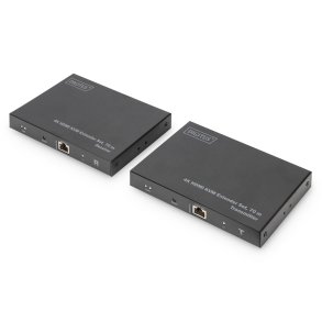 Digitus HDMI 2.0 HDMI KVM Extender Set, 70 m USB 1.1, touch panel support