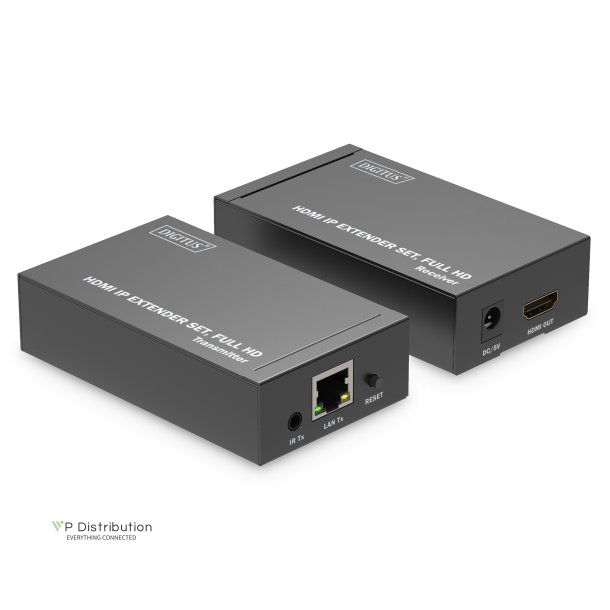Digitus HDMI IP Video Extender Set, 120m Full HD, 1080p, one-to-many