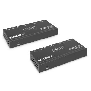 Digitus 4K HDBaseT Extender Set, 70 m PoC, RS232, IR, black