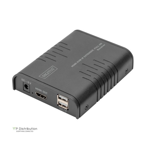 Digitus IP KVM Extender, Receiver (RX) Unit for DS-55529