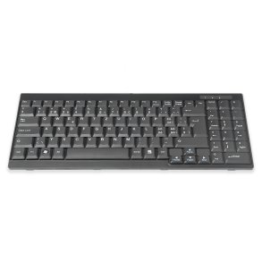 Digitus Keyboard for TFT consoles black, wired, swiss layout