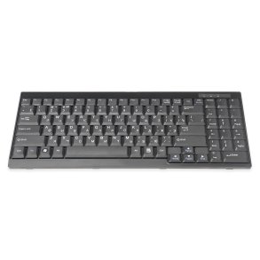 Digitus Keyboard for TFT consoles black, wired, russian layout