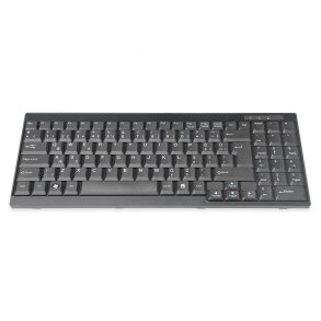 Digitus Keyboard for TFT consoles black, wired, turkish layout