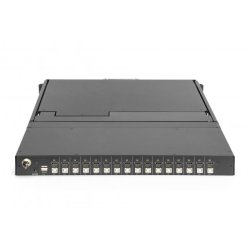 Digitus Modular Console with 17 TFT 48,3cm 8Port KVM Touch 8 x HDMI, HD Resolution, CH Keyboard