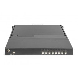 Digitus Modular Console with 19 TFT 48,3cm 8Port KVM Touch 8 x HDMI, HD Resolution, US Keyboard