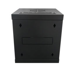 10'' wall cabinet, W 312mm, D 300mm, 6U with lock