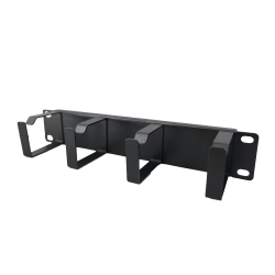 Cable Rings with 4 fingers for 10" Cabinets, Black