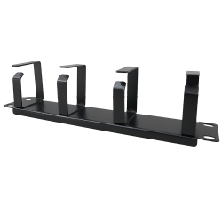 Cable Rings with 4 fingers for 10" Cabinets, Black