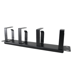 Cable Rings with 4 fingers for 10" Cabinets, Black