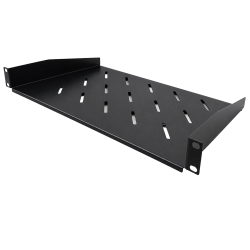 Fixed shelf for wall cabinet. 1U 19" 250mm deep 20kg capacity