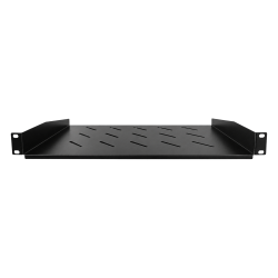 Fixed shelf for wall cabinet. 1U 19" 250mm deep 20kg capacity