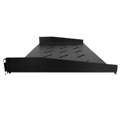 Fixed shelf for wall cabinet. 1U 19" 300mm deep 20kg capacity
