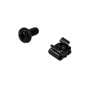 M6 installation screw set(cage nut), 50 sets( screw, washer, nut ) Black