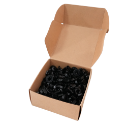 M6 installation screw set(cage nut), 50 sets( screw, washer, nut ) Black