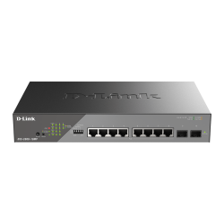D-Link DSS-200G-10MP/E 10-Port Switch, Desktop Gigabit PoE Surveillance 130W