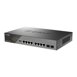 D-Link DSS-200G-10MP/E 10-Port Switch, Desktop Gigabit PoE Surveillance 130W