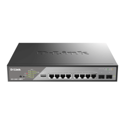 D-Link DSS-200G-10MPP/E 10-Port Switch, Desktop Gigabit PoE Surveillance  242W