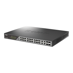 D-Link DSS-200G-28MPP/E 28-Port Switch, Desktop Gigabit PoE Surveillance 518W