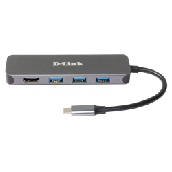 D-Link DUB-2333 5-in-1 USB-C Hub mit HDMI/Power Delivery