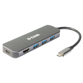D-Link DUB-2333 5-in-1 USB-C Hub mit HDMI/Power Delivery