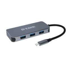 D-Link DUB-2335 6-in-1 USB-C Hub mit HDMI/Gigabit Ethernet/Power Delivery