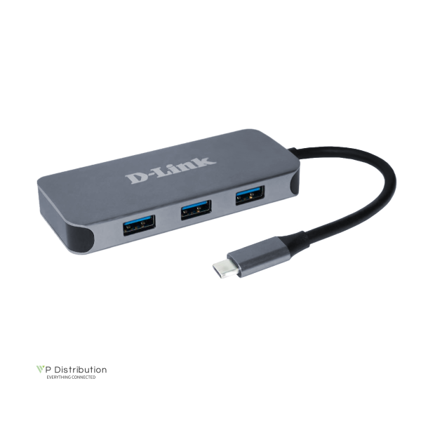 D-Link DUB-2335 6-in-1 USB-C Hub mit HDMI/Gigabit Ethernet/Power Delivery