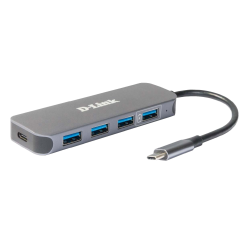 D-Link DUB-2340 USB-C auf 4-Port USB Hub mit Power Delivery