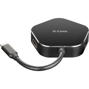 D-Link DUB-M420 USB-C 4-Port USB 3.0 Hub mit HDMI und USB-C Ladeanschluss