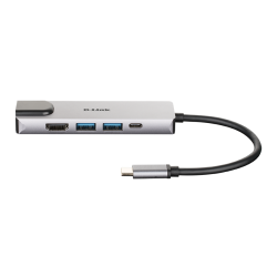 D-Link DUB-M520 USB-C 5-Port USB 3.0 Hub mit HDMI, Ethernet, USB-C Ladeanschluss