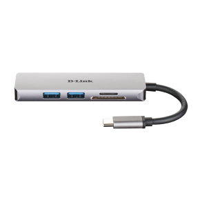 D-Link DUB-M530 USB-C 5-Port USB 3.0 Hub mit HDMI, SD & microSD Card Reader