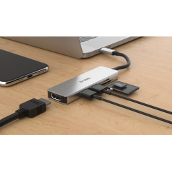 D-Link DUB-M530 USB-C 5-Port USB 3.0 Hub mit HDMI, SD &amp; microSD Card Reader