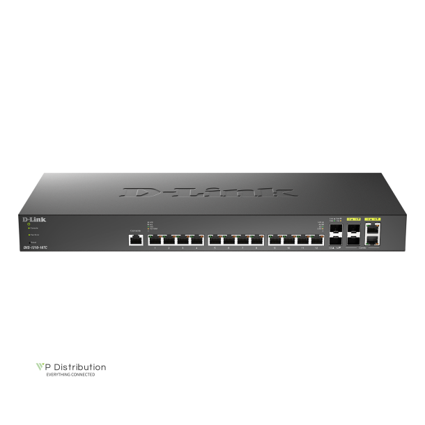 D-Link DXS-1210-16TC 16-Port Switch Smart Managed 10G 2x SFP+ 2x Combo