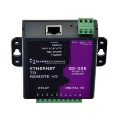 Brainboxes Ethernet to 3 x Relay + 3 Digital Inputs