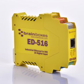 Brainboxes Ethernet to 16 Digital Inputs