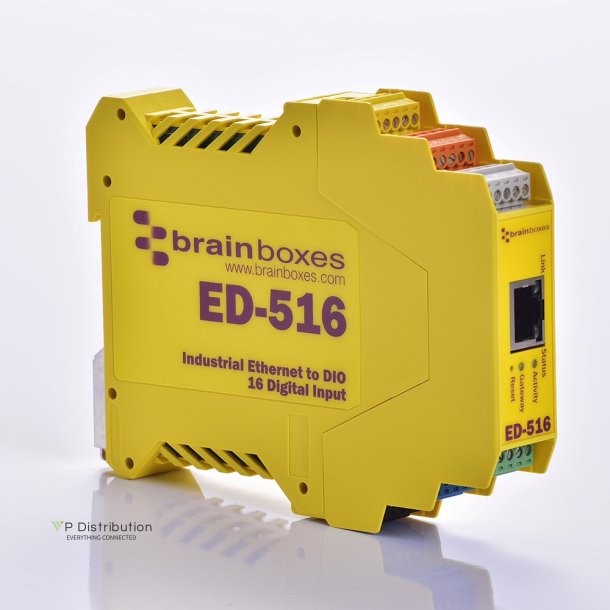 Brainboxes Ethernet to 16 Digital Inputs