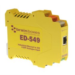 Brainboxes Ethernet to 8 Analogue Input