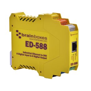 Brainboxes Ethernet to 8 Digital Inputs + 8 Digital Outputs